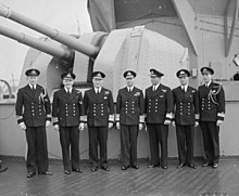 Hm the King Pays 4-day Visit To the Home Fleet. 18 To 21 March 1943, Scapa Flow, Wearing the Uniform of An Admiral of the Home Fleet the King Paid a 4-day Visit To the Home Fleet. A15175.jpg