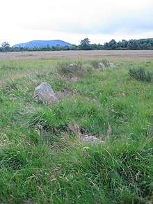 View of the stone circle