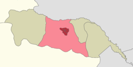Location within Iğdır Province