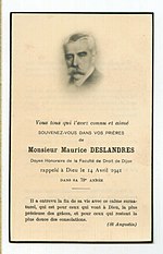 Vignette pour Maurice Deslandres