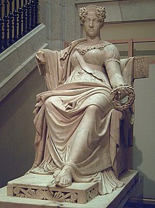 Marie-Isabelle de Bragance (vers 1826), Madrid, musée du Prado.