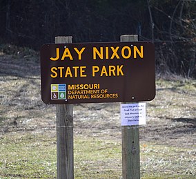 Знак государственного парка Джея Никсона на Rte N 20170128-3717.jpg