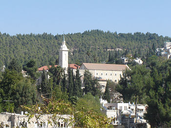 John the baptist Church in Ein Karem Jerusalem...