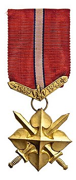 Junácký kříž „Za vlast“ 1939–1945 I., II. a III. stupeň - avers