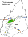 Verkehrswege in Lörrach