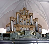 Het orgel van de Katarina kyrka in Stockholm