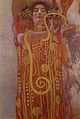 La alegorio Hygíeia (Sano) pentrita de Gustav Klimt komisie de la universitato