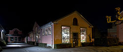 The Kulturfabrik by night