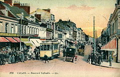 CALAIS - Boulevard Lafayette (colorisée)