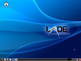 Скриншот программы LXDE