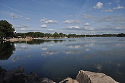 Hình nền trời của Thành phố Lake View