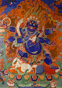 Six-Armed Mahakala, Likir Gompa, Ladakh