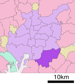 Location of Midori-ku in ناگویا