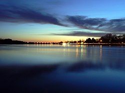 Закат на реке Лоуэлл Мерримак.JPG