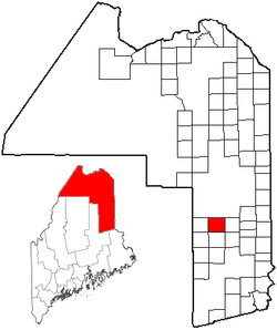 Location of Merrill, Maine