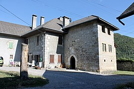 Corps de logis et tour escalier, façade nord.