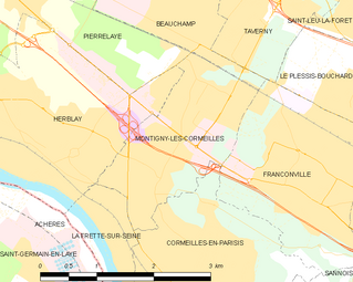 Carte de la commune.