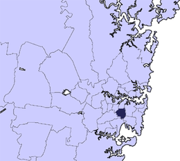 Municipalità di Marrickville – Mappa