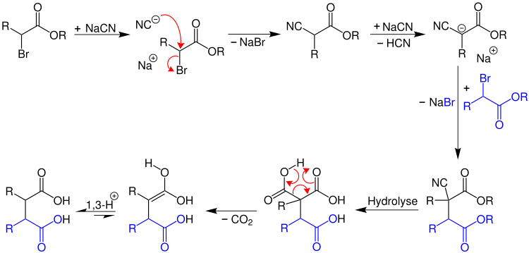 Mechanismus der Franchimont-Kondensation