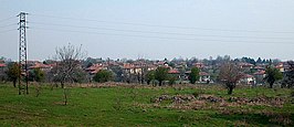 Uitzicht op het dorp Miltsjina Laka, verbonden aan de gemeente Gramada
