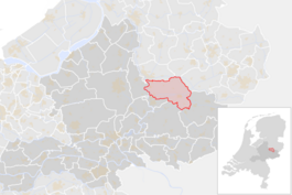 Locatie van de gemeente Lochem (gemeentegrenzen CBS 2016)