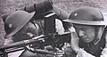 1942年3月，陸軍步兵第一八五師士兵正進行輕機槍訓練