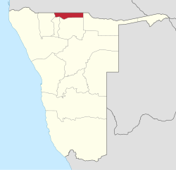 Lokasi di Namibia