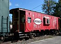 NYC caboose, Lake Placid