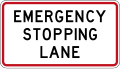 (R4-12) Emergency Stopping Lane