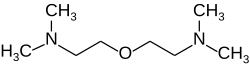 Strukturformel von N,N,N′,N′-Tetramethyl-2,2′-oxybis(ethylamin)