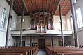 Hey-Orgel der ev. Christuskirche Oberhausen - Blick vom Altar zur Empore