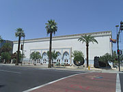 El Zaribah Shrine Auditorium. now the Polly Rosenbaum Building, was built in 1921 and is located at 1502 W. Washington St. (NRHP - March 9, 1989).