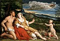 Palma: Marte, Venus y Cupido, c. 1520
