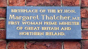 English: Commemorative plaque, The house where...