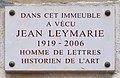 Plaque au no 16.