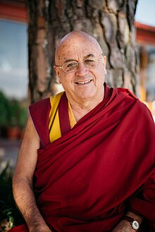 Matthieu Ricard en 2017 en Nepalo