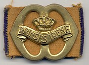 Baretembleem van het Garde Regiment 'Prinses Irene', 1ste model 1947