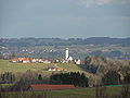 Turm und Kirche sind im nördlichen Oberallgäu weithin sichtbar.