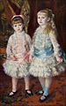 『ピンクと青、カーン・ダンヴェール家のアリスとエリザベート（英語版）』1881年。油彩、キャンバス、119 × 74 cm。サンパウロ美術館[147]。1881年サロン入選。