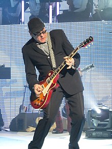 Nielsen playing at Cheap Trick's "Dream Police" show in Milwaukee, February 2011