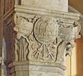 kapiteel van de scala nova, met wapenschild van de stad Aquileia