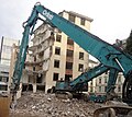 Destruction d’immeubles à Genève en 2020.