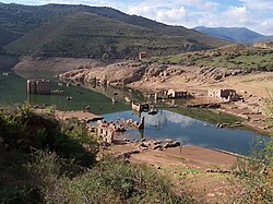 Skyline of Mansilla de la Sierra