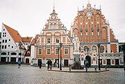Town Hall Square and "Guild of Blackheads" House, Riga