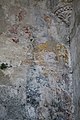Restos das pinturas murais das ruínas de Santa Mariña