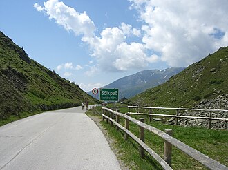 Passhöhe am Sölkpass