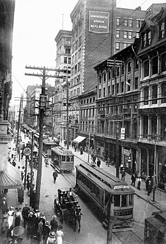 La rue Saint-Jacques en 1910