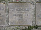 Stolperstein für Toni Goldschmidt