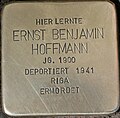 Stolperstein für Ernst Benjamin Hoffmann (Vogelsanger Straße 1)