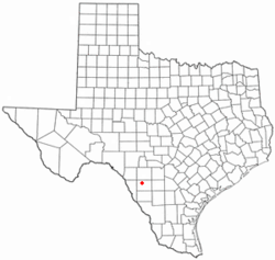 موقعیت La Pryor, Texas